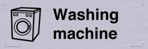 Dementia washing machine sign